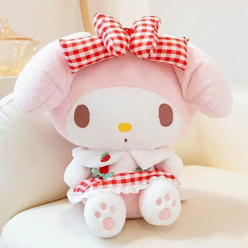 

Новейшая кукла Бобо Melody Strawberry Miniso, мягкая плюшевая игрушка, милый подарок в стиле аниме для детей, забавные куклы на дни рождения