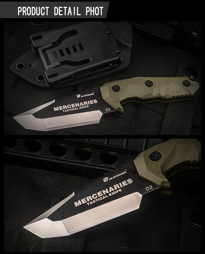 HX FREIEN Mini mercenaries jagd überleben taktik gerade messer messer überleben messer geschenk hohe sharp messer