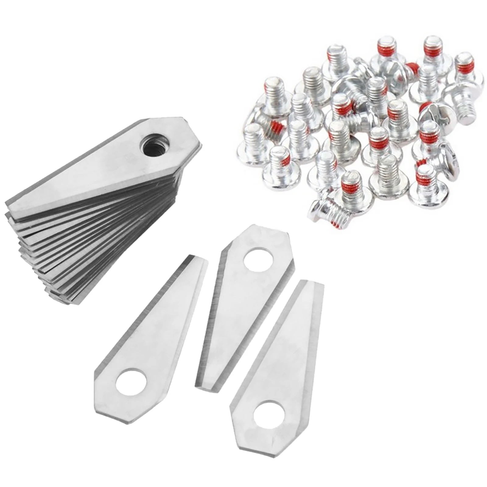 Cuchilla de repuesto para cortacésped de 30 piezas, pieza de corte para Husqvarna Automower/jardín, herramientas robóticas para cortacésped
