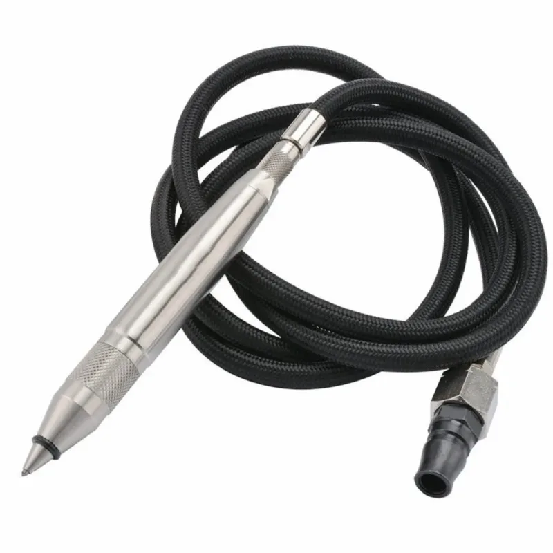 3400/min Pneumatic Engraving Pen with Hose Air Scribe Hammer Tool