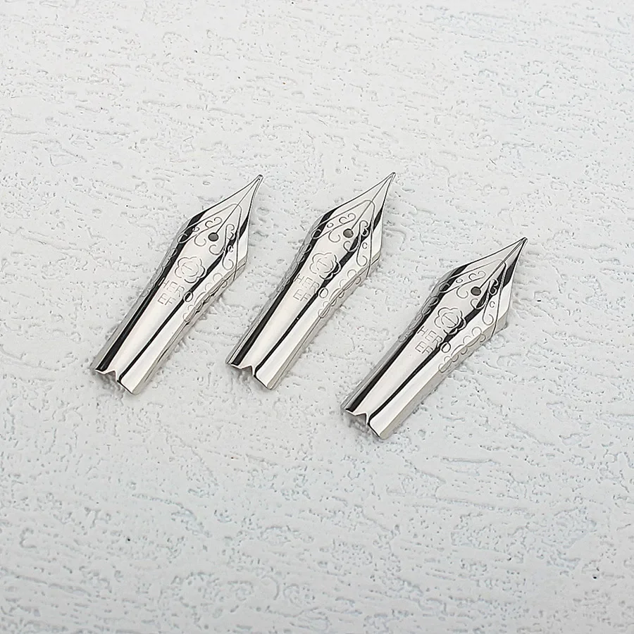 5PCS HERO /Jinhao Metal Fountain Pen Nibs #5 Spare Nibs for Jinhao 250, 500, 82, 8802, 5000, Dragon Phoenix Pens image 3