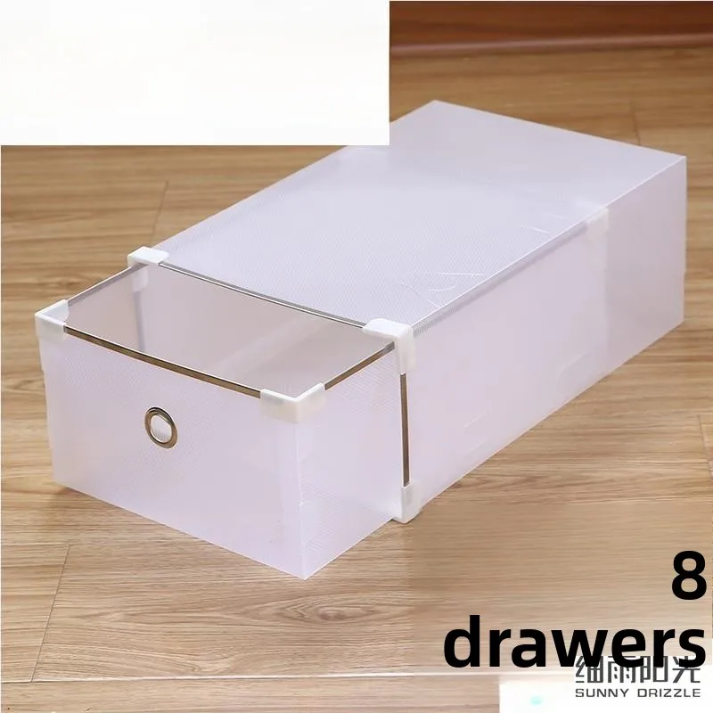 

Thiened Moisture-Proof oe Box Transparent Plastic Der pe Simple Dormi oe Storage Box Plastic Underbed Organizer