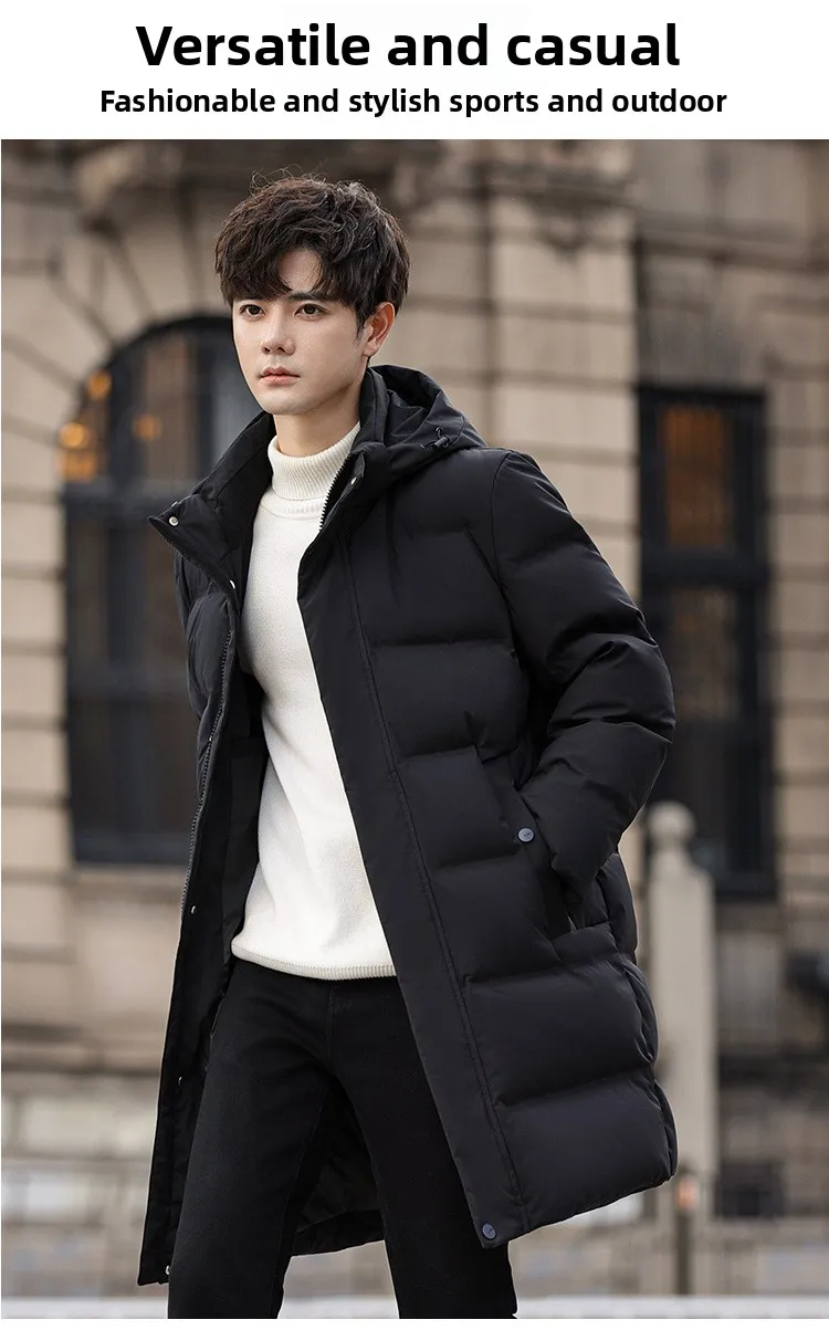 Canada New Style Men's Down Coats Parkas Hooded Winter Jacket Man White Goose Down Jacket Padded Puffer Jackets Padding HXY53211
