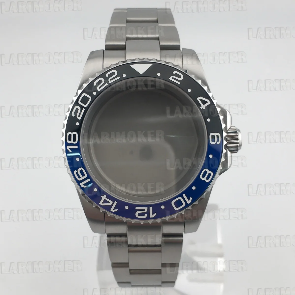 

Однонаправленный вращающийся корпус NH35, 40 мм, сапфировое стекло, водостойкий, подходит для механизма NH34 NH35 NH36 ETA2824, керамический безель GMT