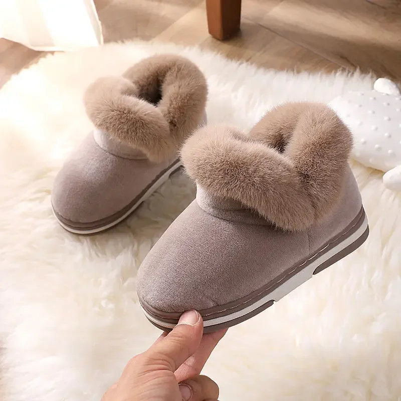 2022 Winter New Breathable Girls Warm Snow Boots Thick Cotton Shoes Kids Snow Boots Baby Boots Casual Shoes Cotton Fabric