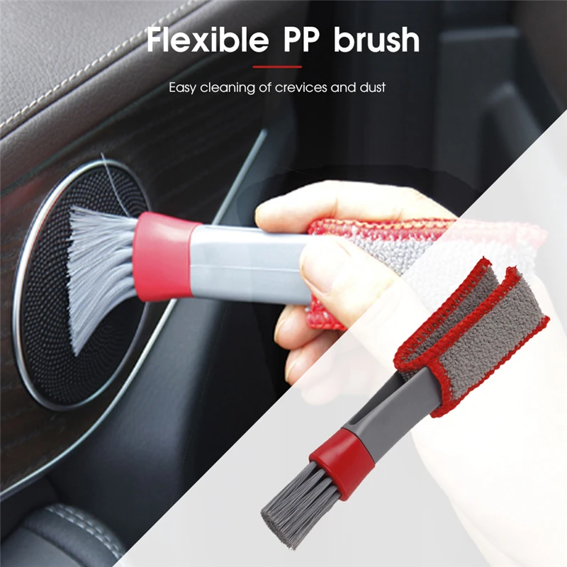 For Ford Mondeo MK4 MK IV Car Cleaning Brush Air Conditioner Outlet Clean Tool Multi-purpose Dust Brush Interior Multi-purpose