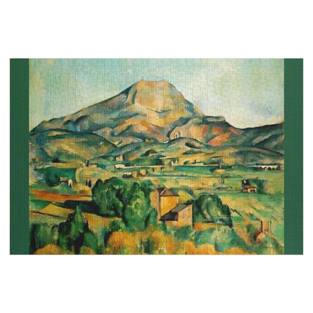 

Paul Cézanne - Mont Sainte Victoire Jigsaw Puzzle Personalize Wooden Adults Puzzle