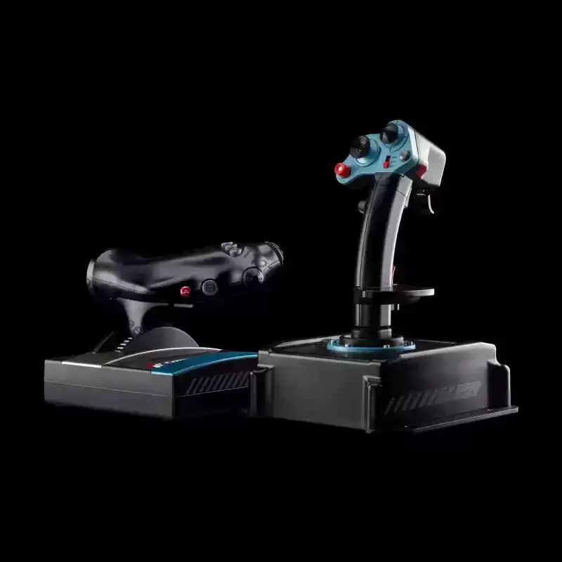 PC Flight Simulator Joystick Kit Aviation Simulation Control Stick Set Wired Desktop Game Operating Hardware Accessory