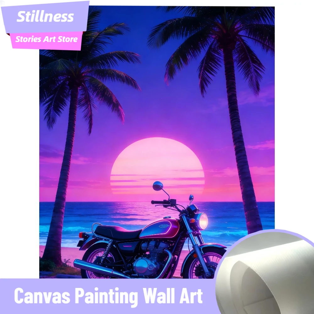 Hiroshi Nagai Vaporwave Japan Street Painting Calligraphy HD Canvas Poster living room bedroom bar aesthetic decoration