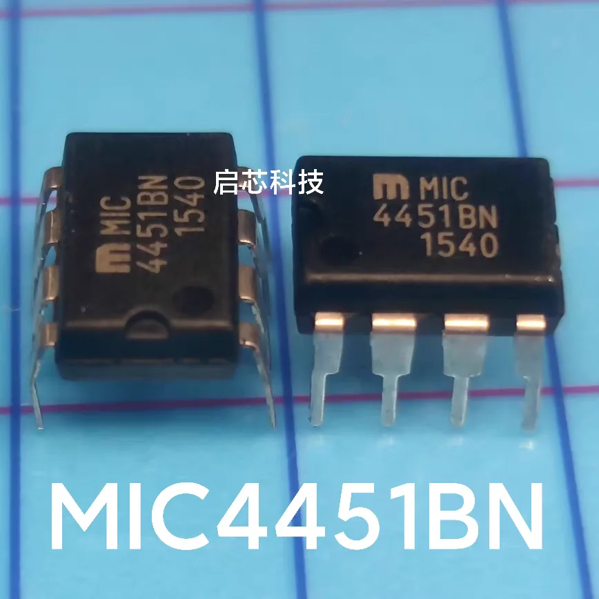 MIC4451 MIC4451BN Brand-New, Genuine 12A High-Speed Driver in PDIP-8 Package