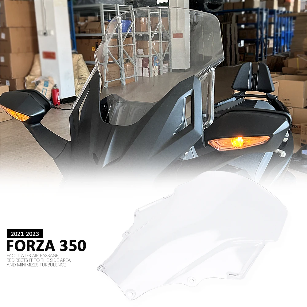 

Новинка для Honda Forza350 NSS350 Forza FORZA 350 2021-2023 мотоциклетный удлинитель ветрового стекла прозрачные ветровые дефлекторы