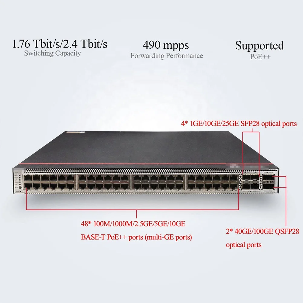 S5732-H Series multi-rate three-layer core switch S5732-H48UM2CC of competitive price