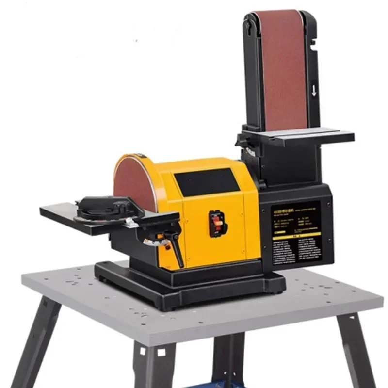 

New Portable Sanding Machine Multi-function Belt Sander Grinder Grinder Sandpaper Sharpener Table-type Woodworking