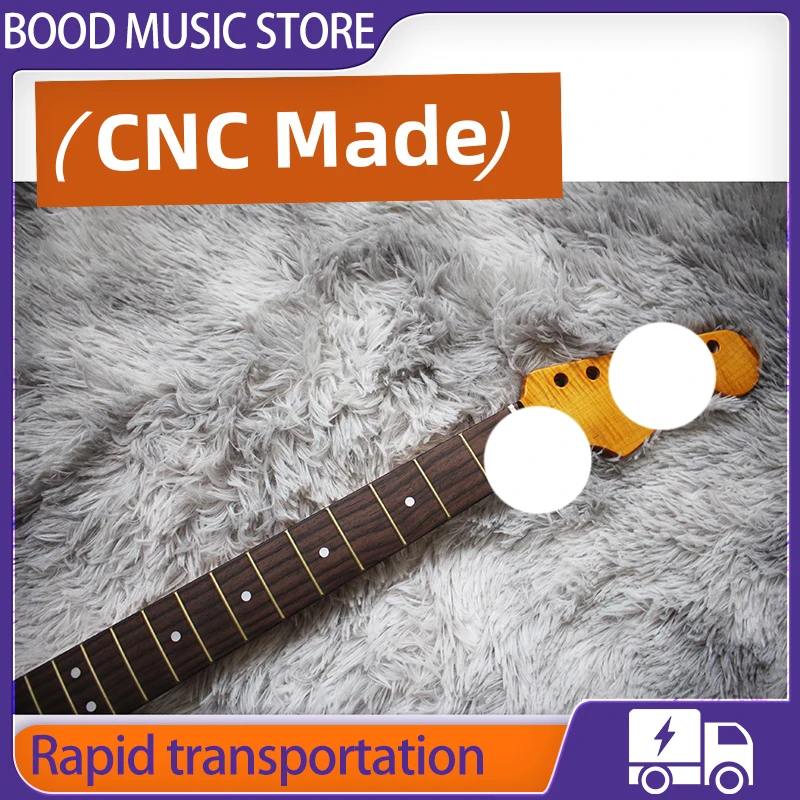 AAAAAA Fed Strt 21 Fret Flame Maple light Neck North American Flame Maple Suit for High-end Guitar