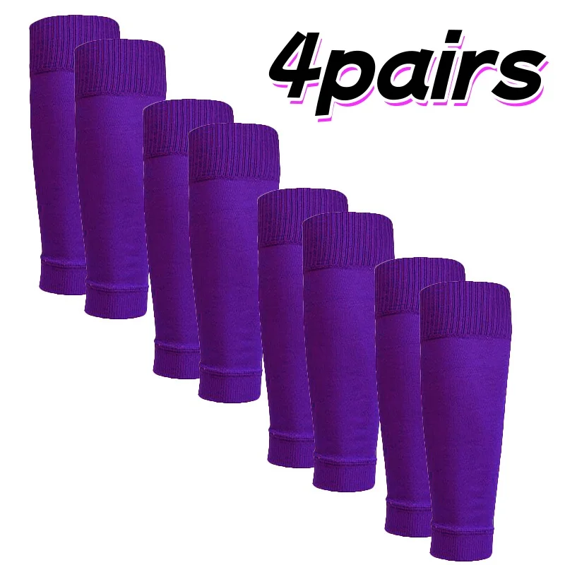 

4-протекторы для ног, компрессионные футбольные носки, персонализированные компрессионные теплые носки, впитывающие пот, спортивные носки до икры