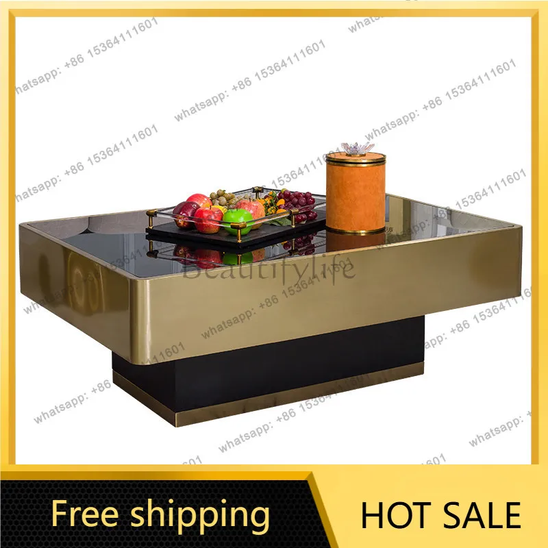 LS minimalist, modern, creative, minimalist and personalized light luxury TV cabinet, art Hong Kong-style clothing store table