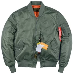 Blouson aviateur Alpha Martin pour homme, blouson de baseball, armée, militaire, manteau rembourré, optique, Happator Pilot, MA1, hiver, automne, nouveau