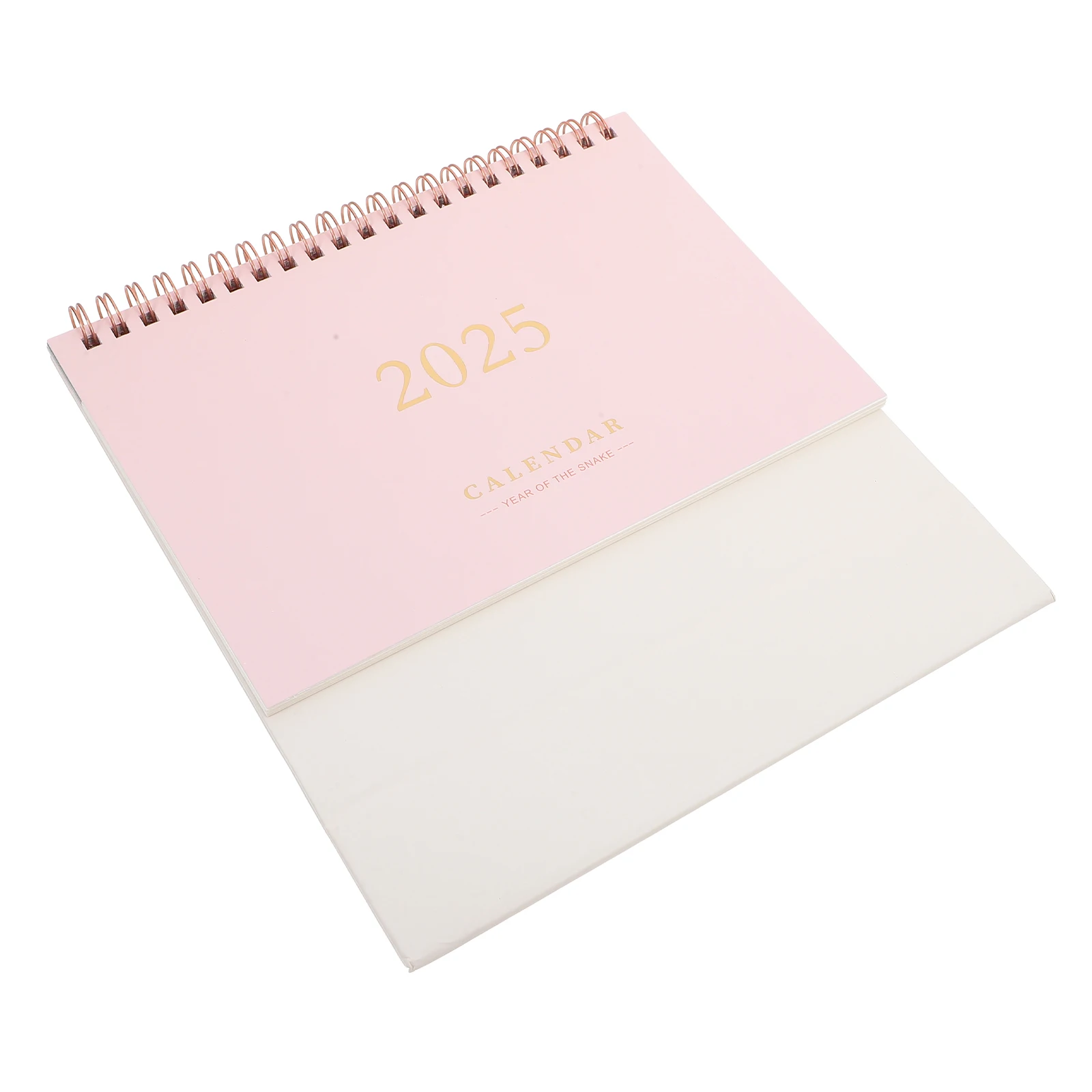 

Gold Stamping Calendar Decorative Standing Desk Accessories Calanders Creative for Delicate Office Electronic