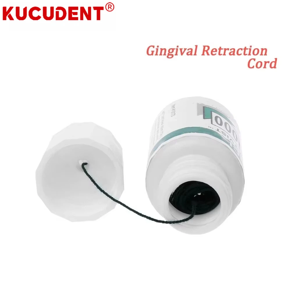 1 Bottle Disposable Dental Thread Gingival Retraction Cord Knitted Cotton Gum Line Dentist Materials 3 Sizes 0 00 000