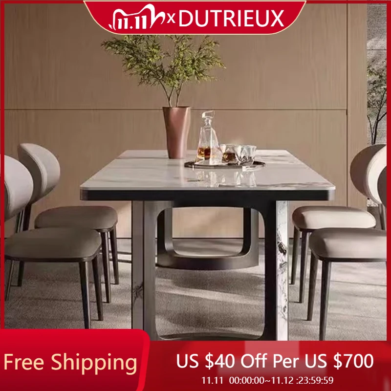 

Учебный центр Обеденный стол Салон Ресторан Консольные стулья Кухонный обеденный стол Конференция Juegos De Comedor Модная мебель