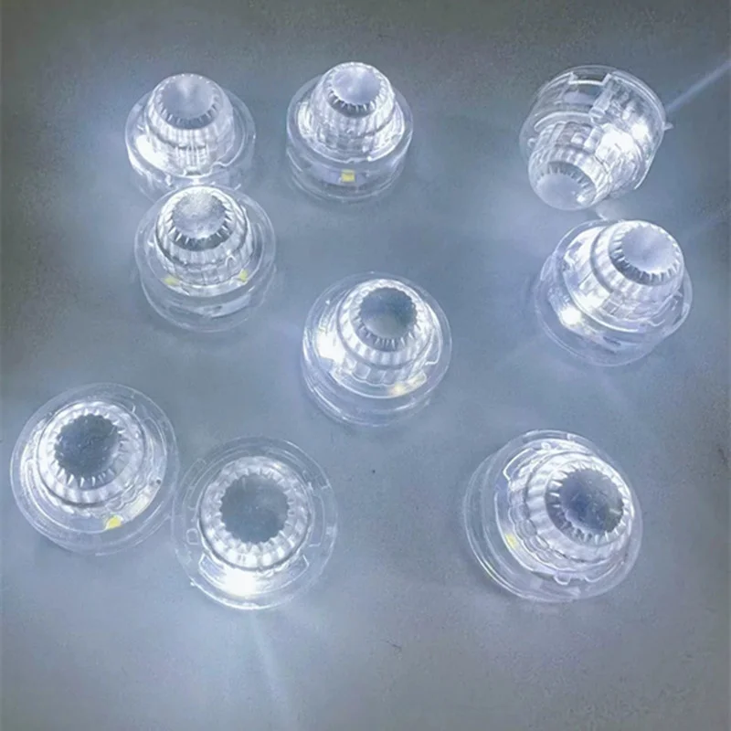 12/30/50Pcs LED Press DIY Light Up Balloon Wireless Lamp Mini Model Making Decor Holiday Glow Lantern Party Supplies Lighting