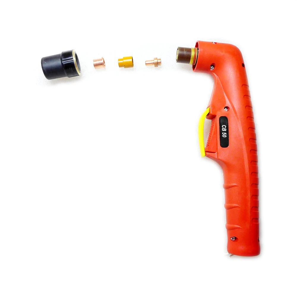 CB50 CS50 50A Air Cooled Plasma Cutting Torch Body Cutter Gun Red Handle 1PCS