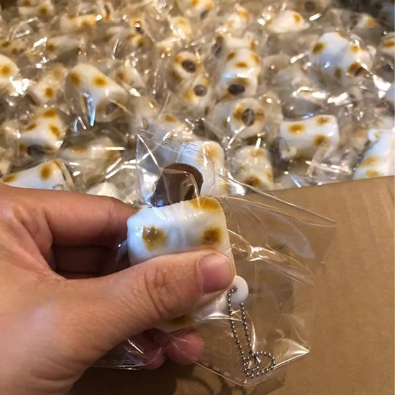 Neue Simulation Essen spielen Fisch Bambus Rad Squeeze hervorstehen Spielzeug Anhänger Büro Dekompression Spielzeug Prise Musik Zappeln Spielzeug