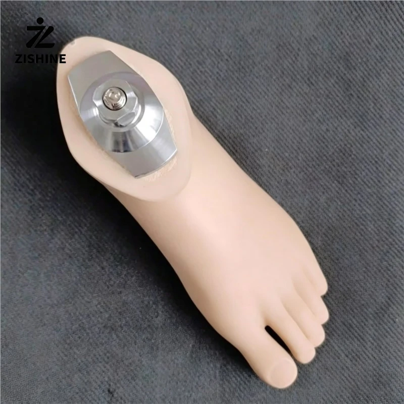 SACH Foot with Adapter for Prosthetic Leg Components Soft Wear-resistant Polyurethane Artificial Foot with Adapter 100KG