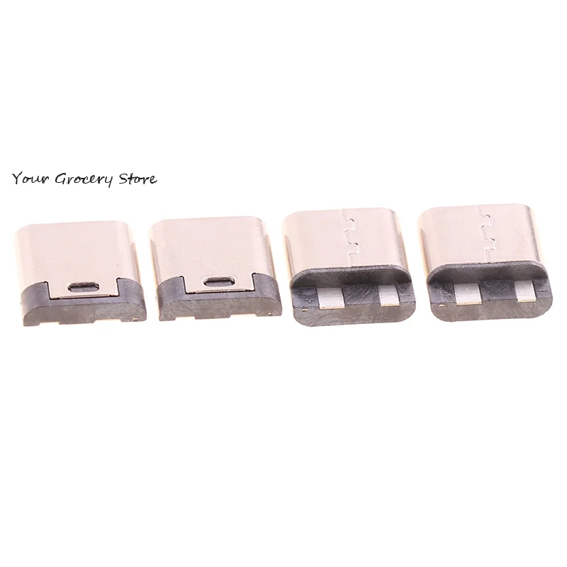 10 PCS Type-C 2pin Soldering Female 3A High Current Socket USB Connector