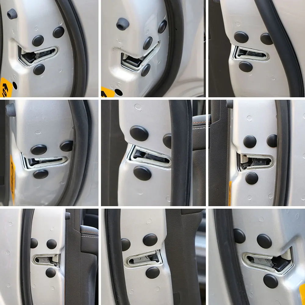 12pçs tampa de parafuso de fechadura de porta de carro, adesivo protetor  para kia rio ceed cerato venga k2 k3 k5 sorento sportage optima / Partes  interiores, image size:1000x1000