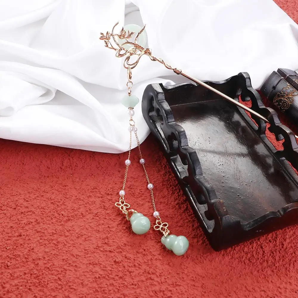 

Headwear Sweet Temperament Tassel Flower Pendent For Girls Chinese Hair Fork Women Hair Sticks Korean Hanfu Hairpins Hair Clip