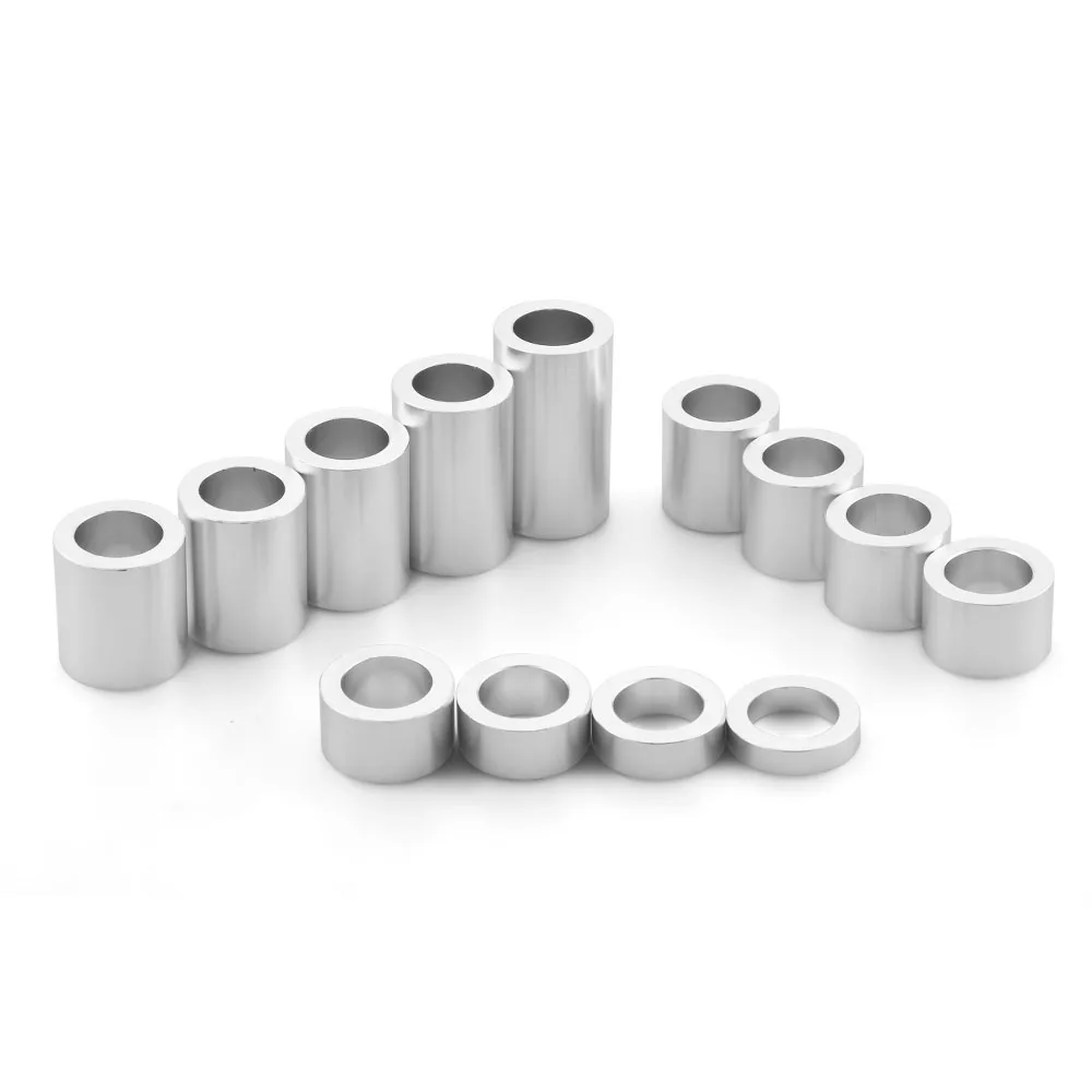 

Комплект проставок для осей колес из алюминия, 13 шт., внутренний диаметр 3/4 дюйма - внешний диаметр 1-1/8 дюйма, для мотоциклов Harley, для кастомных бобберов и чопперов