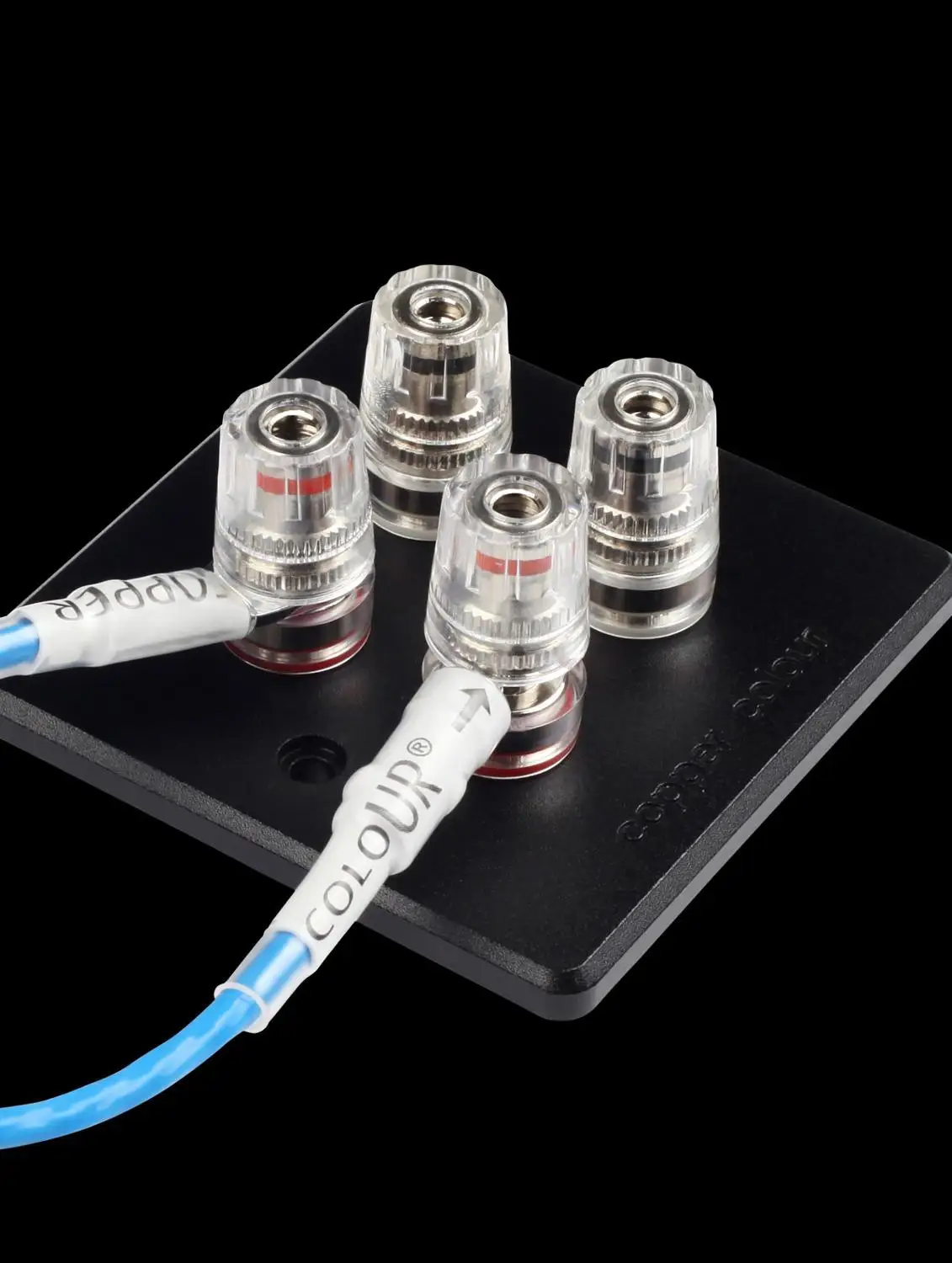 

аудиофильские динамики OCC JUMPER CABLES CC Мостовой шнур громкоговорителя пара Настраиваемое длина CopperColor WHISPER SE