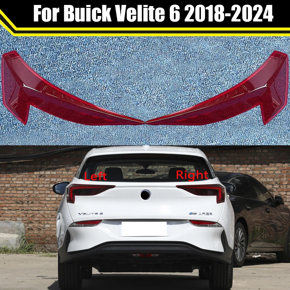 Taillamp Cover For Buick Velite 6 2018-2024 Car Rear Taillight Shell Replace Auto Rear Lamp Mask Lampcover Lampshade