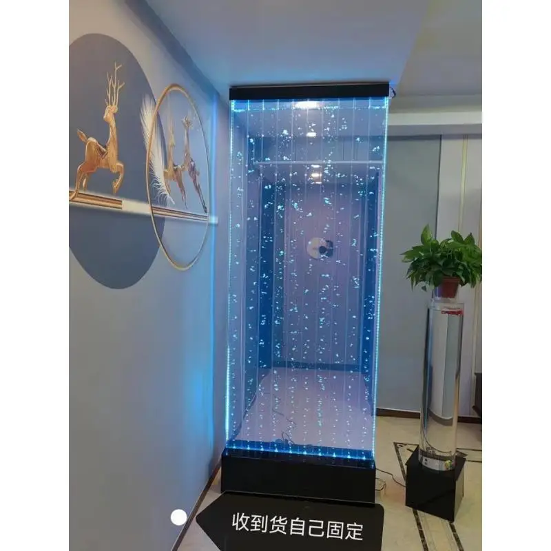 Custom. Factory Acrylic Bar Screen Wall Flow Wall Entrance Cabinet Column Can Be Customized