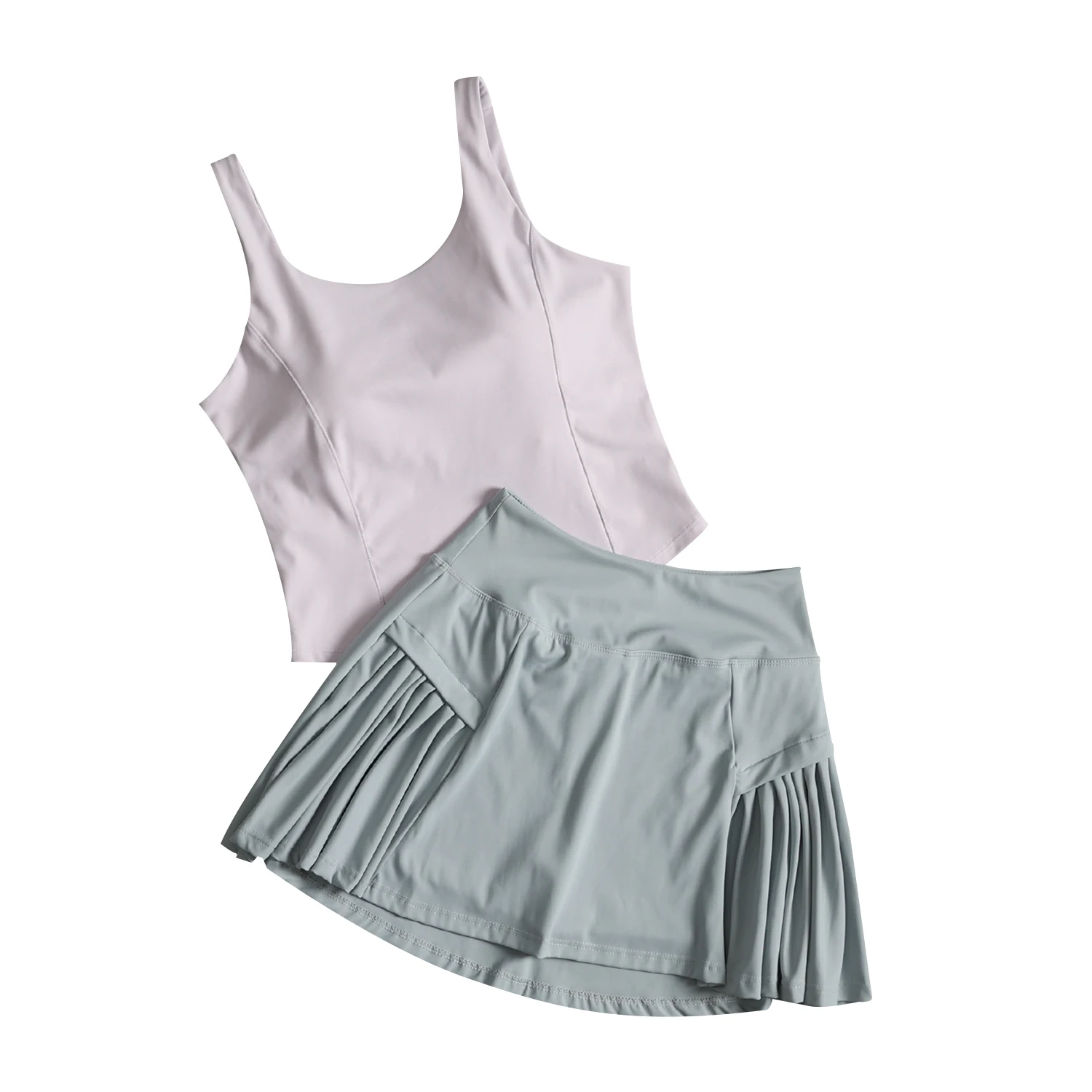 夏の女性用テニススポーツスーツ美しいバックヨガトレーニングベスト耐衝撃ブラ高価値スポーツ朝ジョギングスーツ