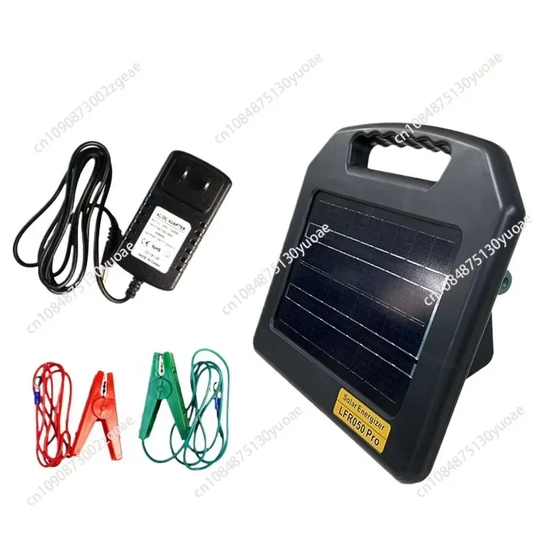 Electric Solar Fence for Animals, Anti-theft, High Voltage Pulse Controller, Farm Equipment, Cattle Fencing, 48KM