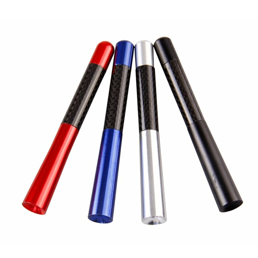 1 SZTUK Aluminiowy maszt antenowy z włókna węglowego do BMW do Ford Focus do Citroen do Toyota do Dodge Antena samochodowa Stylizacja samochodu — zdjęcie 4