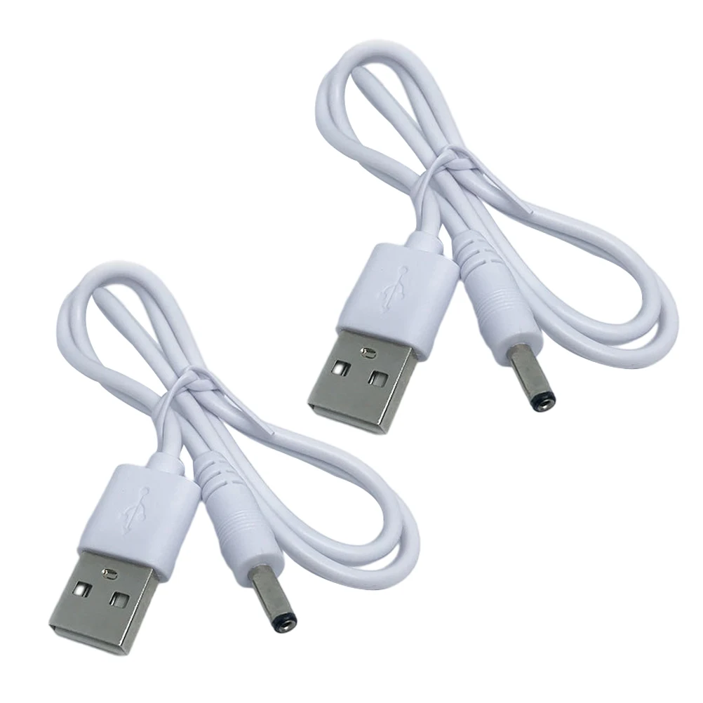 

2 Pcs Power Cable for Charging Dc to Connector Extension Cord Barrel Connectors Cords