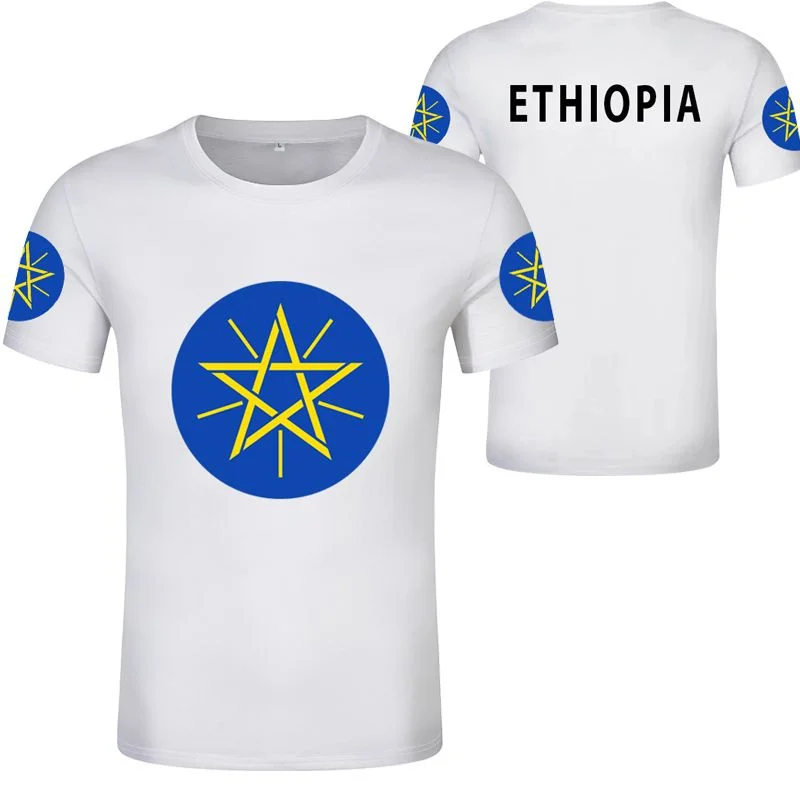 Ethiopia T Shirt New 3d Pinted Nation Flag Tshirts Men Women Ethiopian Amharic Ethnic Tribe Harajuku Tee Casual Kid Short Sleeve