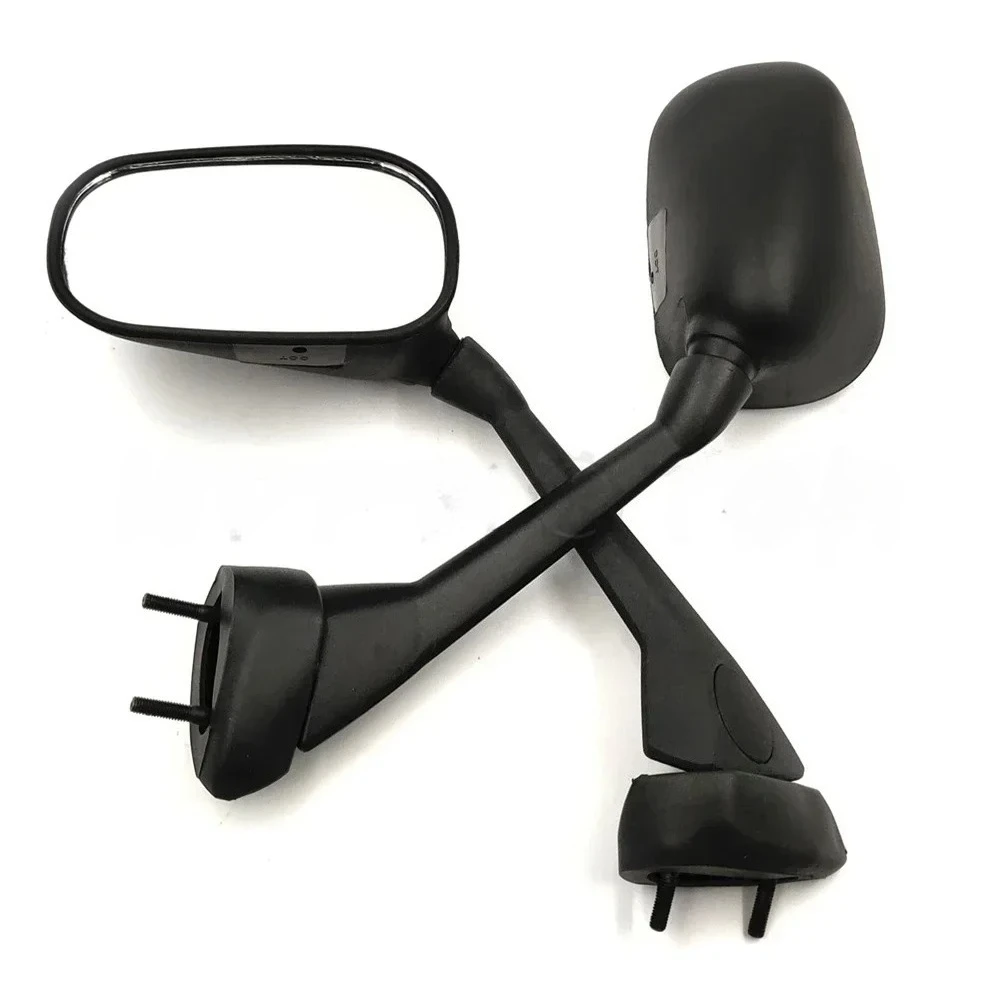 Motorcycle Left Right Rear View Mirror Rearview Side Mirrors for 2007-2013 Yamaha FZ1 FAZER Black - view 4