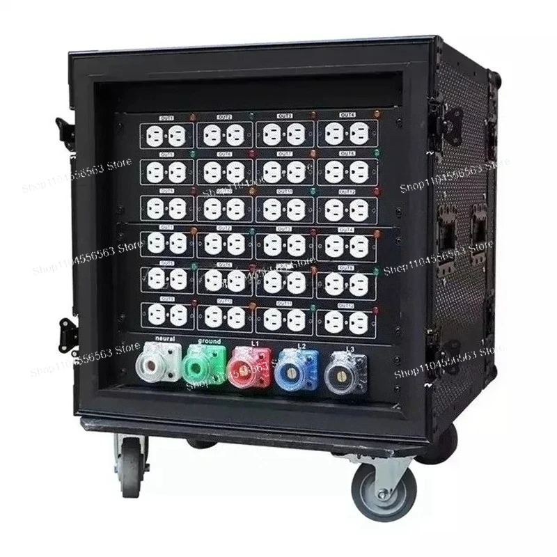 

Сценическое оборудование 24 Road 48 15A Американские вилки Водонепроницаемый распределитель выходной мощности