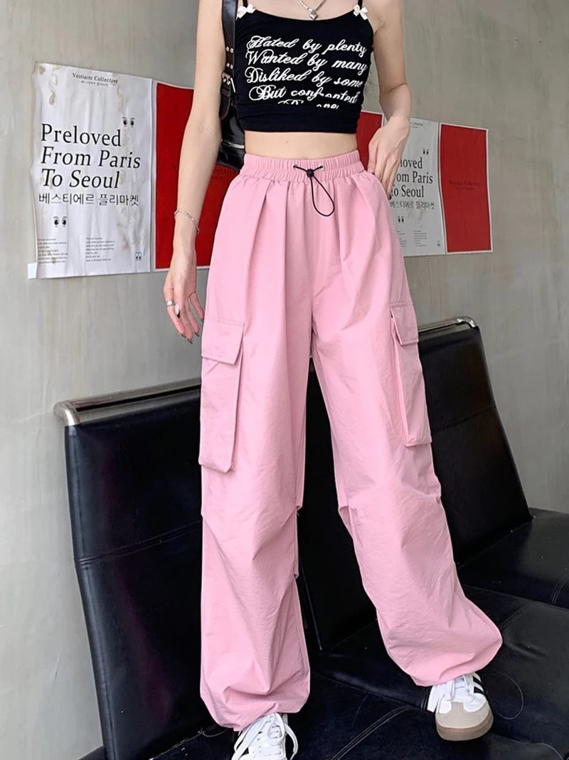 السراويل البضائع النسائية الكورية الخريف البوليستر مضلع الفني منقوشة لينة القوطية محكم أنيقة الكلاسيكية الحد الأدنى التنقل #5