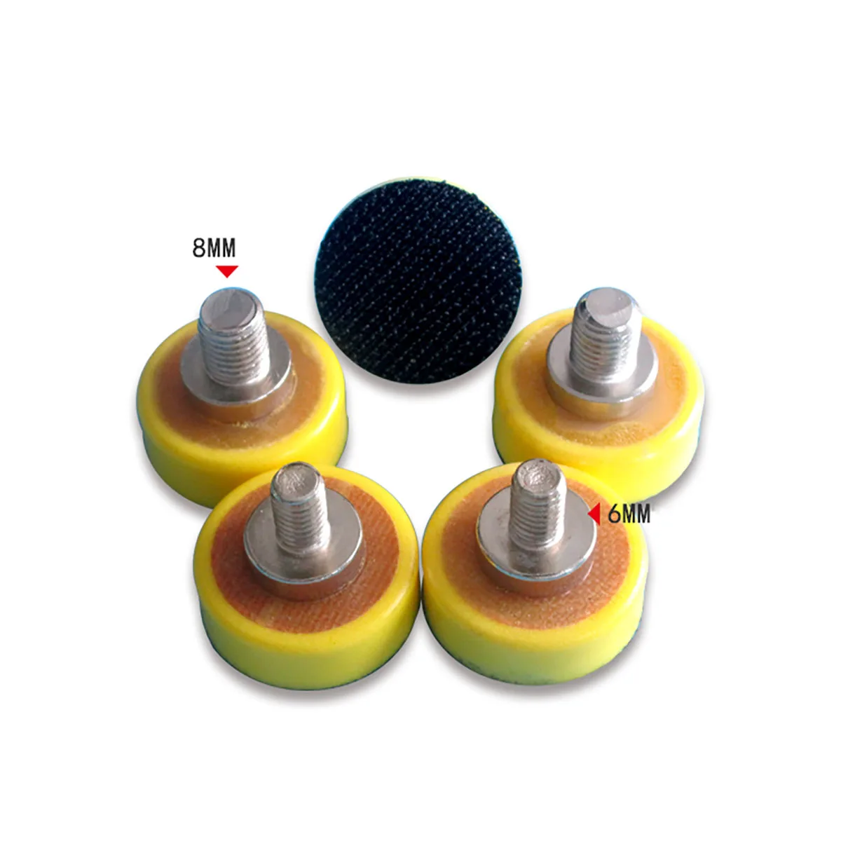 M6/M81Inch 25MM Pneumatic Tray Air Polisher Sander Machine Grinder Tools Wood Polish Disc Backing Plate Woodworking Sanding Pad