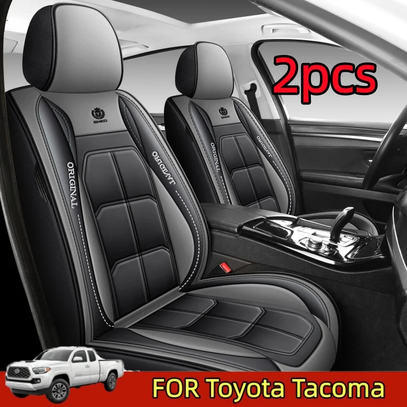 

FOR Toyota Tacoma Car Seat Cover All-inclusive artificial leather waterproof and wear-resistant front muscle seat covers 1PC