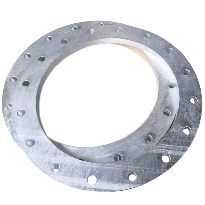 DN1200 PN10 طلاء مجلفن من الفولاذ الكربوني شفة فضفاضة لأنابيب البولي ايثيلين #1