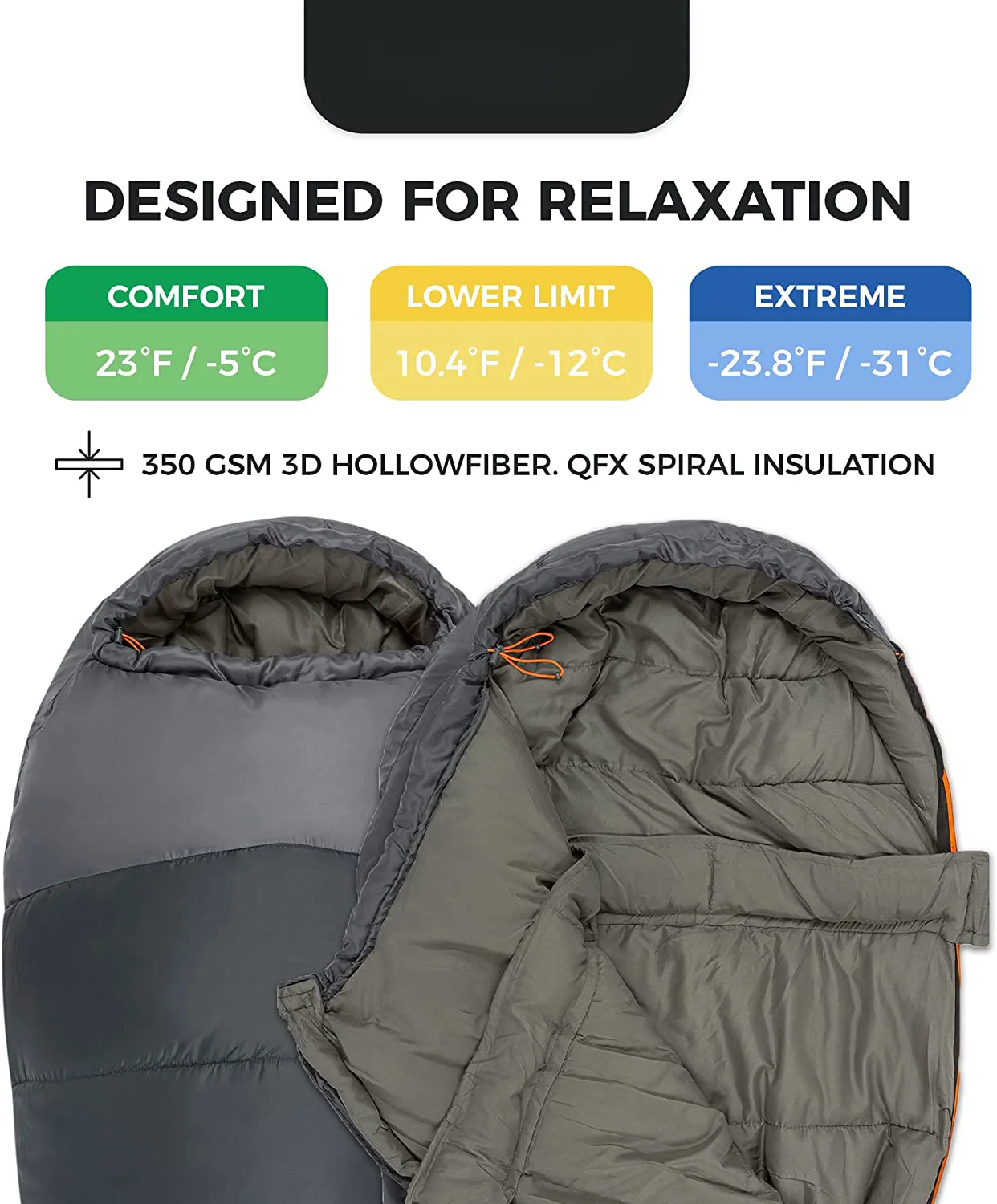 hunting ultra light weight emergency youth hiking sleeping bag