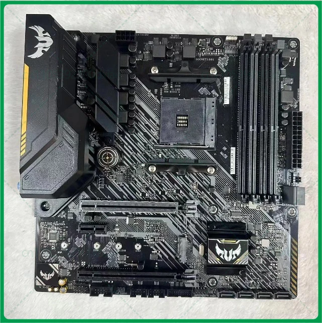 Carte principale ASUS TUF GAMING B450M-PLUS II, utilisée