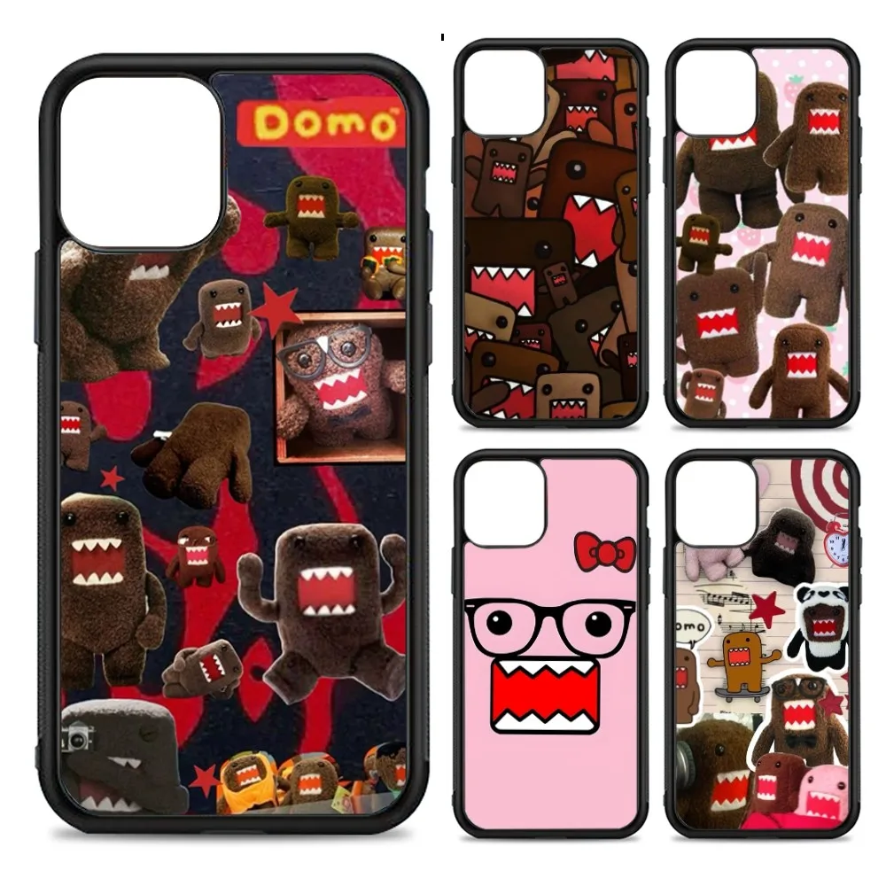 Domo-kun Wallpaper Phone Case Silicone PC+TPU For For IPhone 11 12 13 14 15 16 Plus Pro Max Cover