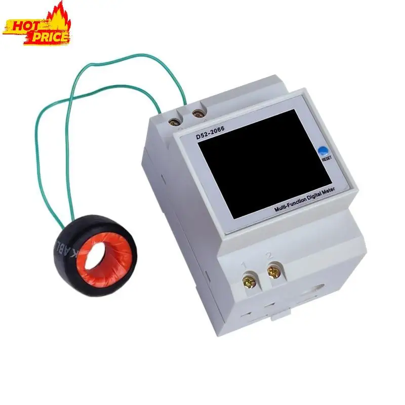 

DIN AC AC Током напряжения напряжение Силовая энергетическая панель Meter 6IN1 110V 220V 380V 100A Многофункциональный